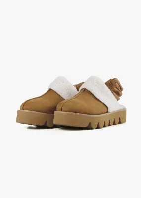 All Black - Women's Sherpa Sling Mule