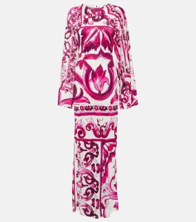 Dolce&Gabbana Majolica printed maxi dress
