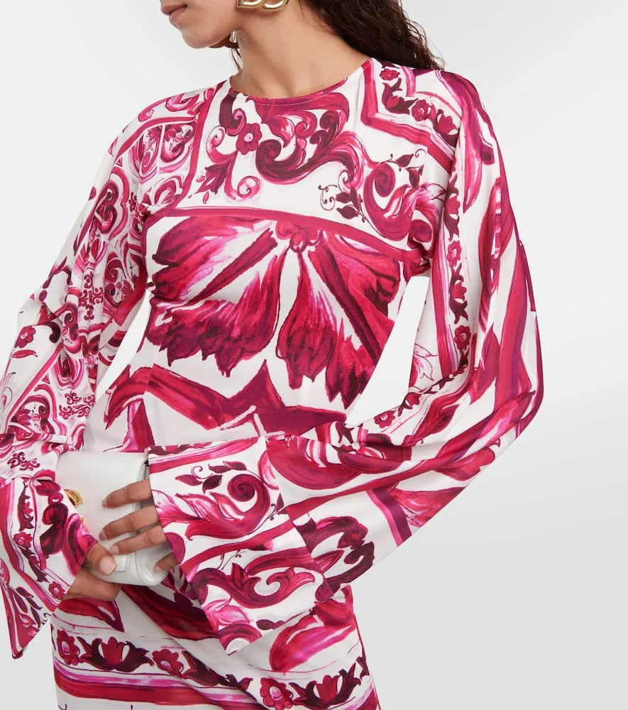 Dolce&Gabbana Majolica printed maxi dress