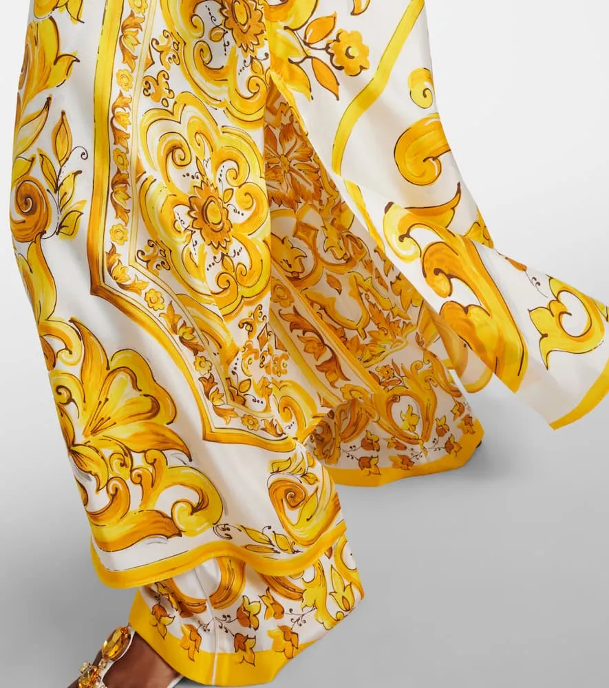 Dolce&Gabbana Majolica silk kaftan