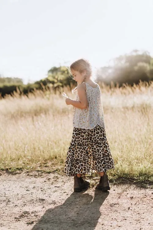 Flamenco Skirt - Leopard