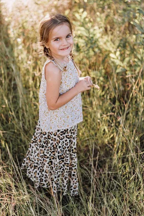 Flamenco Skirt - Leopard