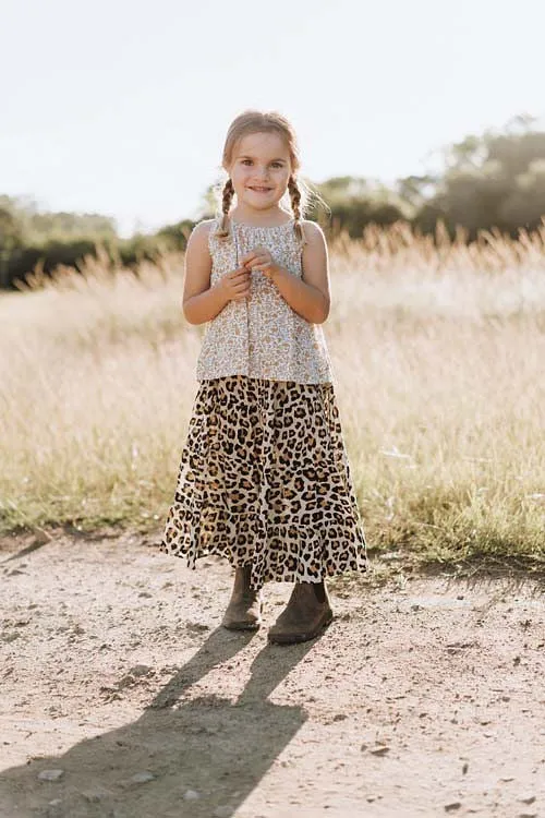 Flamenco Skirt - Leopard