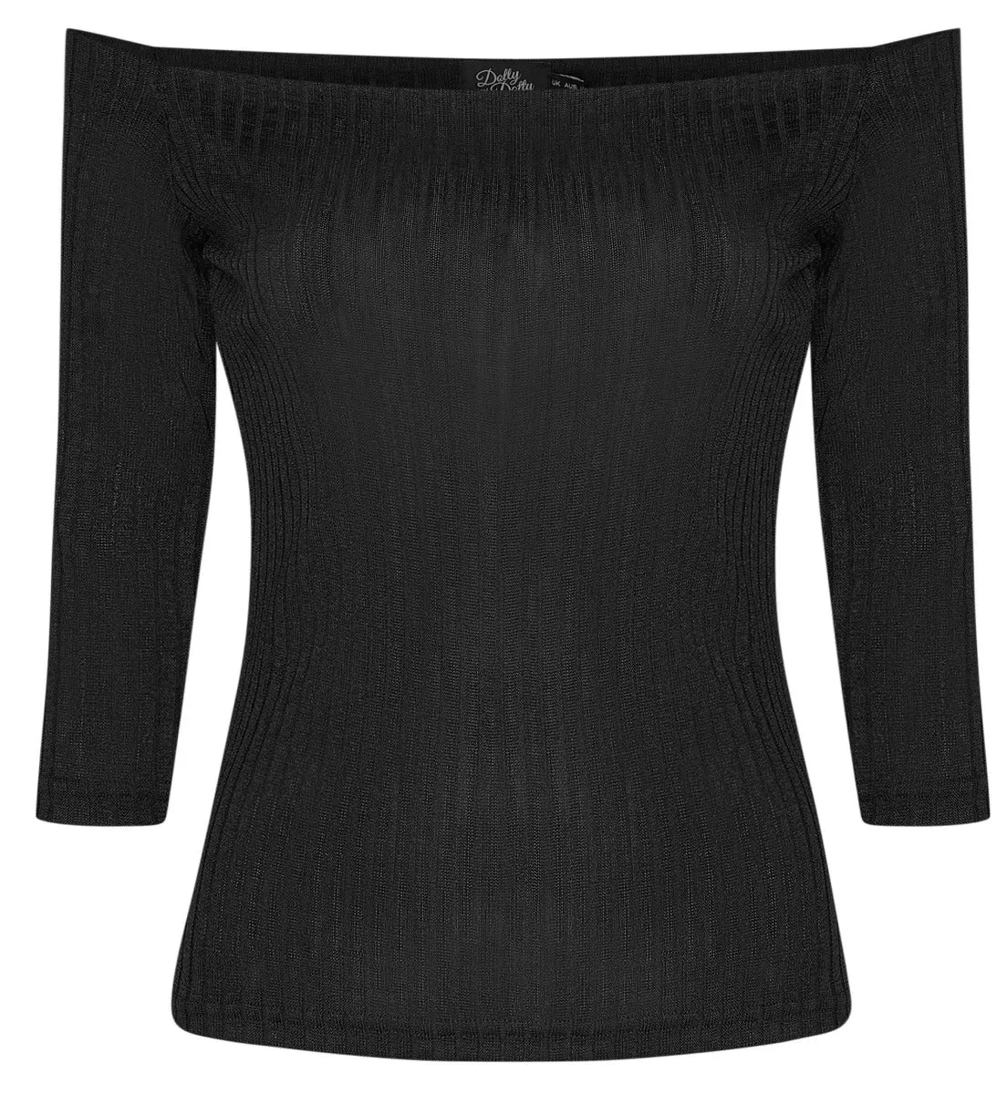 Gloria Off Shoulder Black Top