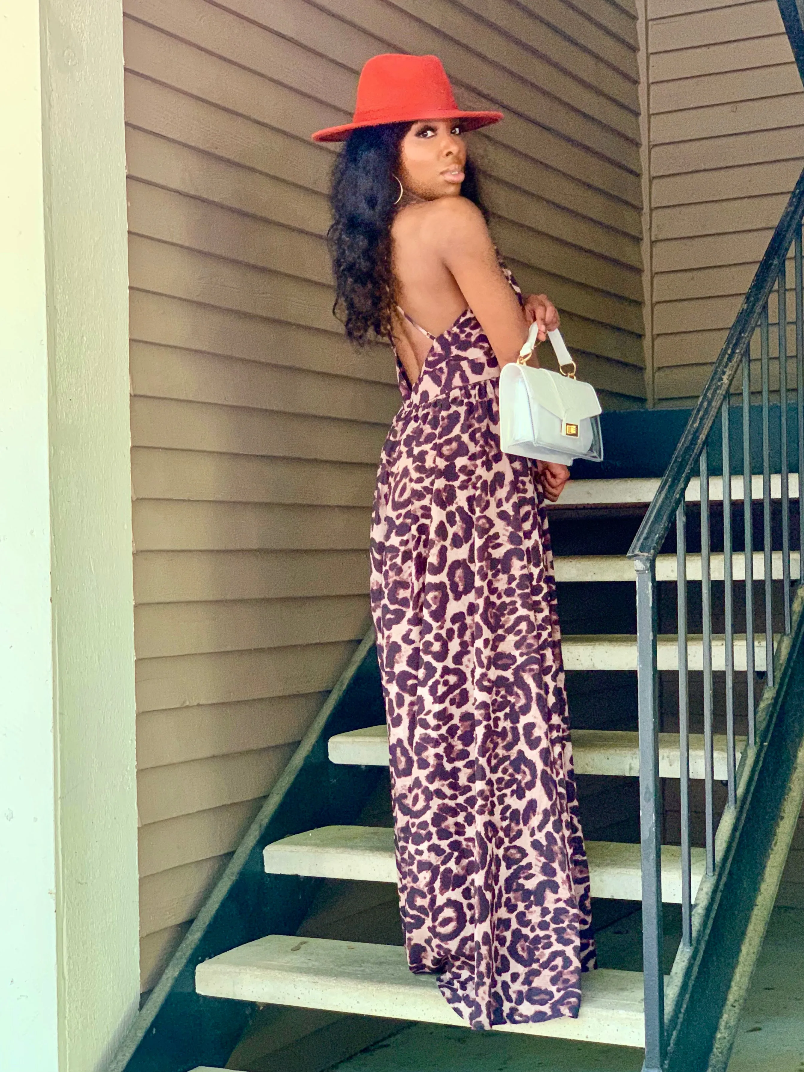 Leopard Fever Maxi Dress