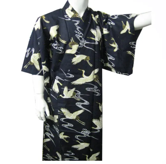 Made in Japan Kimono with Crane Design
