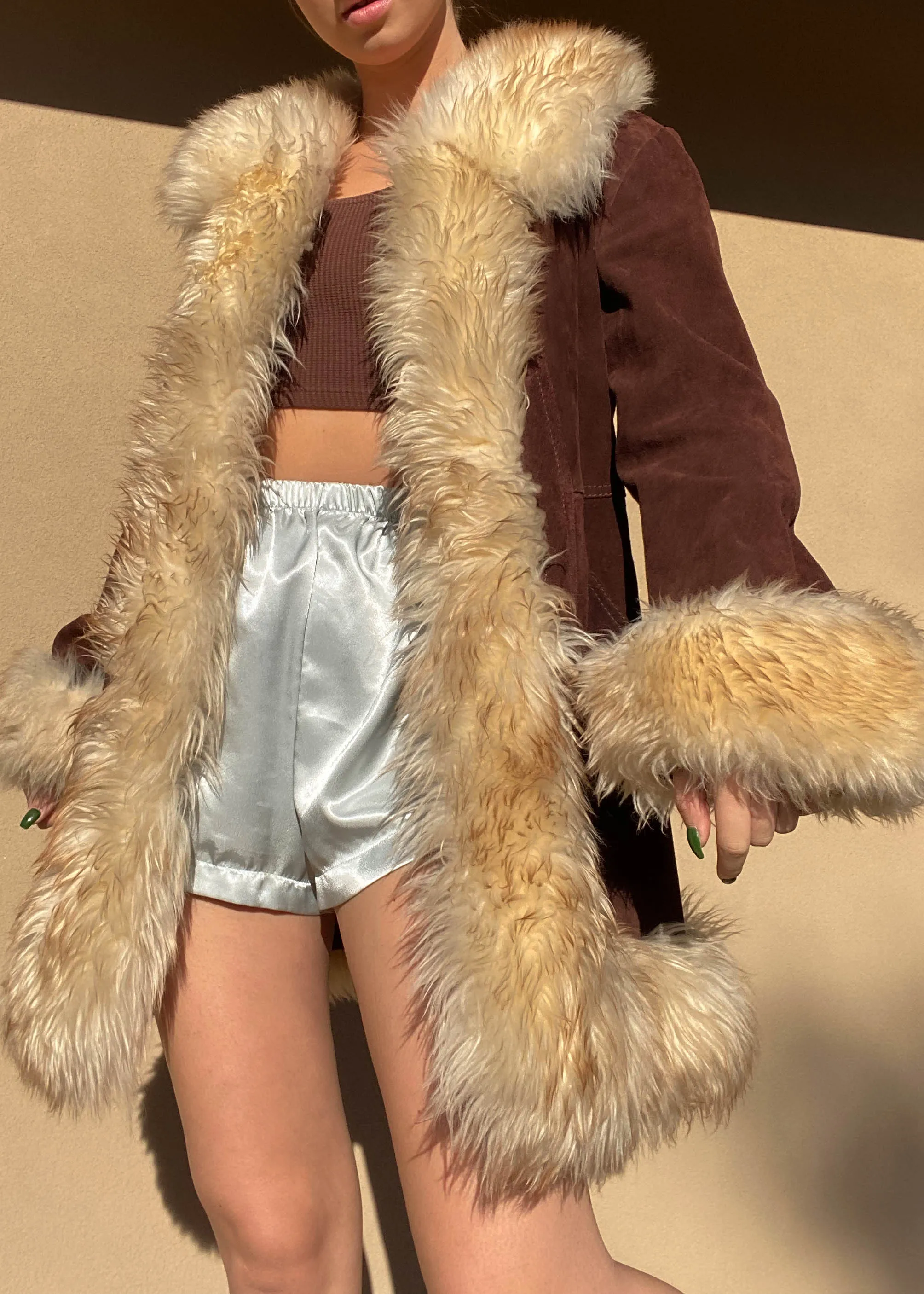Penny Lane Fur Trim Jacket (M)