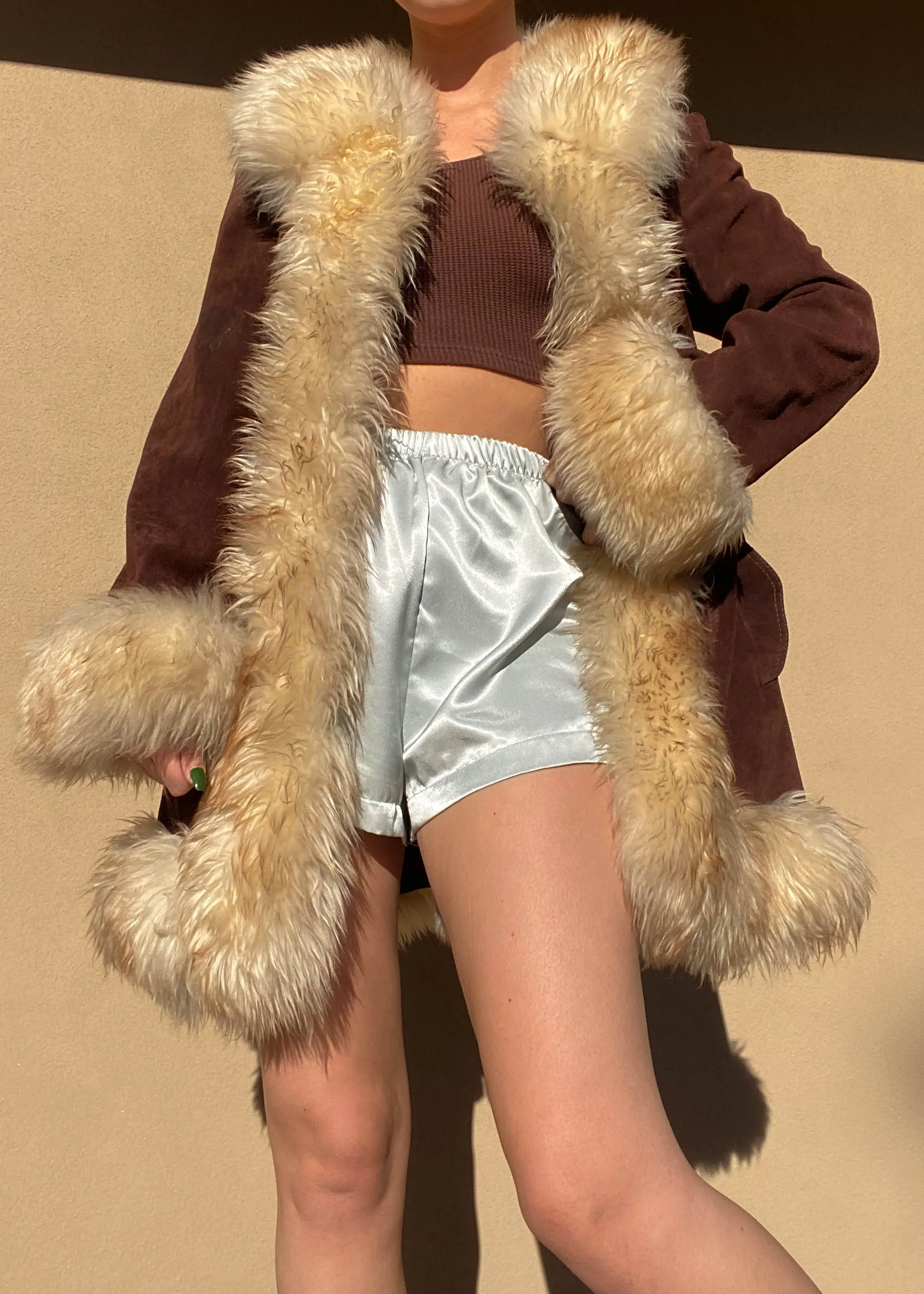Penny Lane Fur Trim Jacket (M)