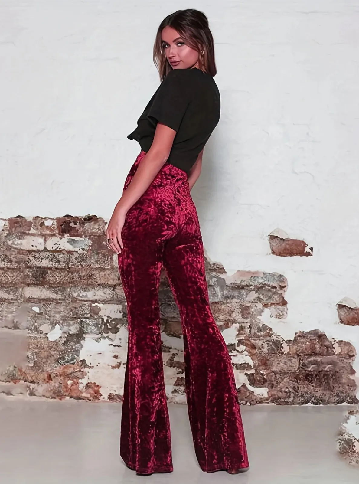 Soft-Touch Flared Pants