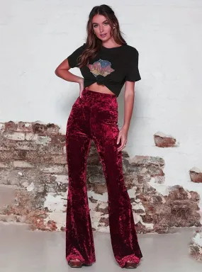 Soft-Touch Flared Pants