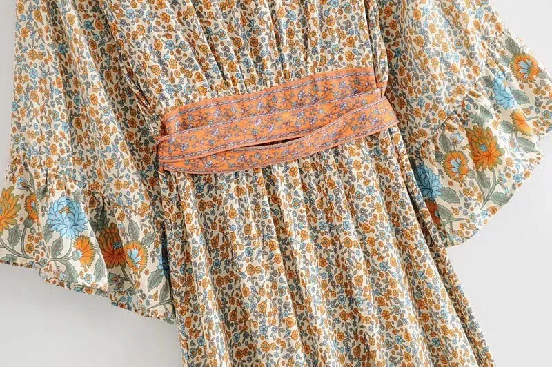 Sunflower Flare Kimono