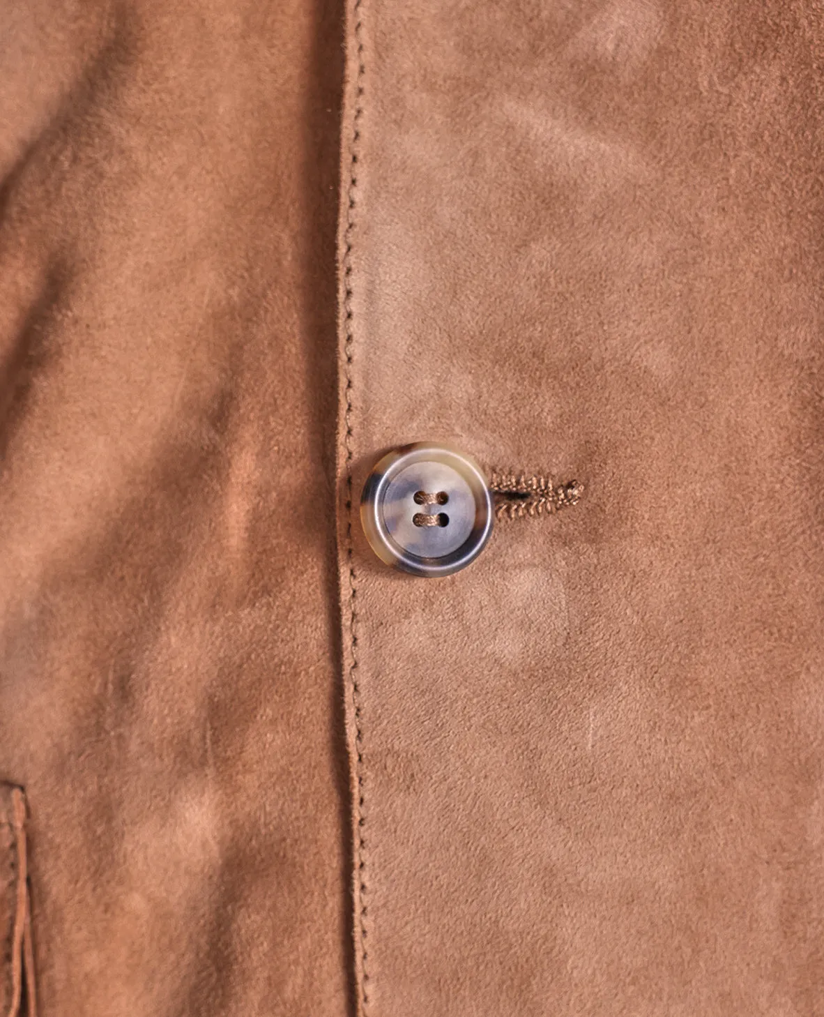The Oliver - Suede Baracuta Jacket - Brown