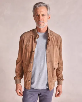 The Oliver - Suede Baracuta Jacket - Brown