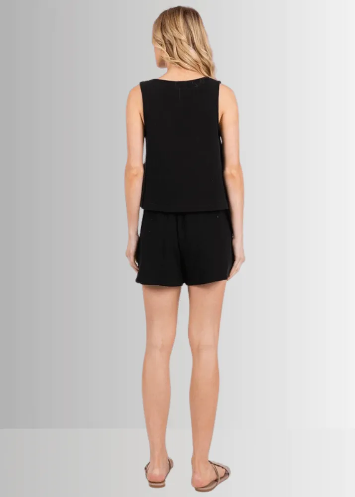 Triple Cotton Gauze Top