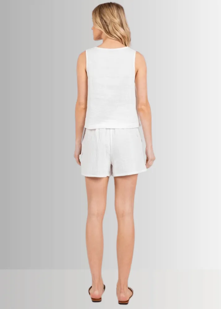Triple Cotton Gauze Top