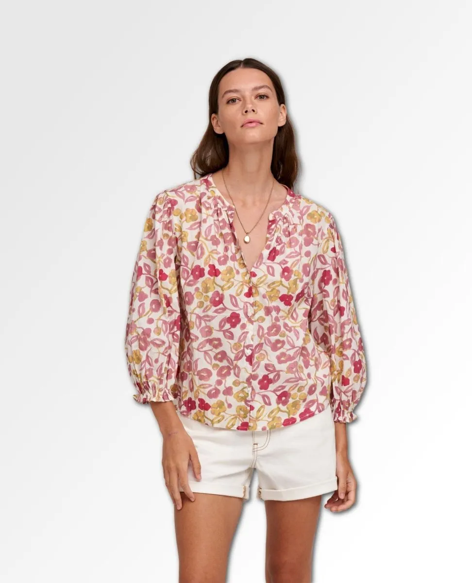 Willow Boho Blouse Blush
