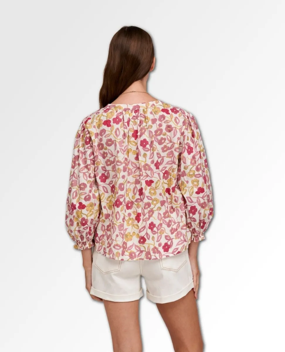 Willow Boho Blouse Blush