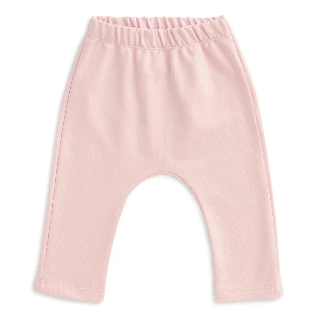 Winter Water Factory Harem Pants Solid Pink